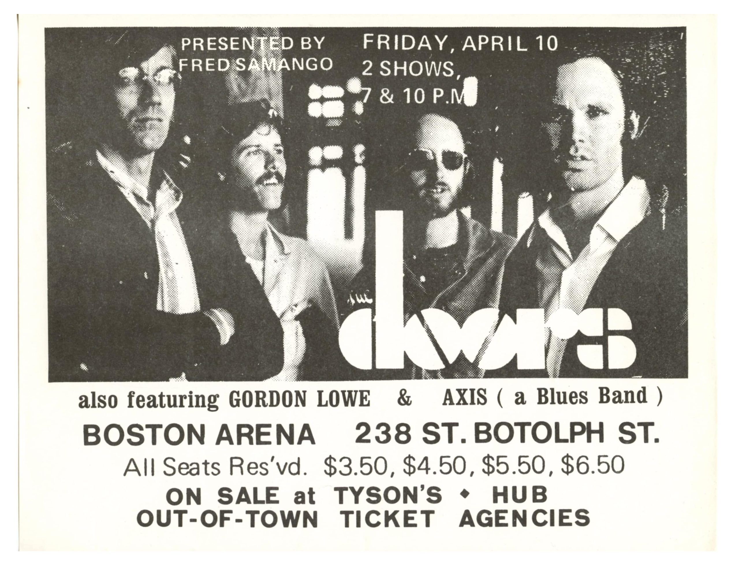 The Doors Handbill 1970 Boston Arena