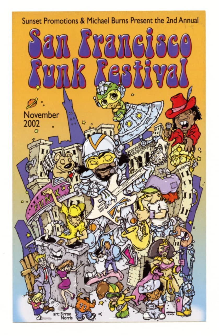 San Francisco Funk Festival Second Annual Handbill 2002 George Clinton