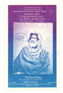 Lee Michaels Handbill w/ Big Mama Thornton 1969 International Film Festival the Rose Palace