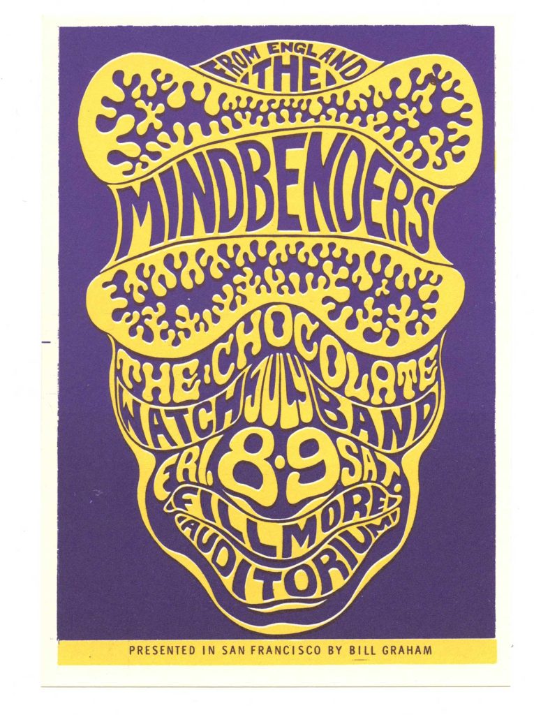 BG  16 Postcard Mindbenders The Chocolate Watchband 1966 Jul 8