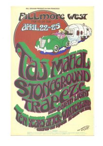 BG 277 Postcard Ad Back Stoneground Ten Years After 1971 Apr 22