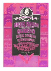 Jerry Garcia Handbill Bob Fried Memorial Boogie Concert Winterland 1975 Jun 17