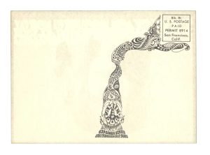 FD 147 Postcard Bulk Rated Quicksilver Messenger Service 1968 Nov 28 