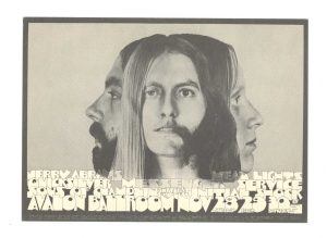 FD 147 Postcard Quicksilver Messenger Service 1968 Nov 28 