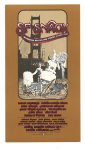 SF SNACK Benefit Handbill Joan Baez Jerry Garcia Neil Young 1975 Kezar Stadium AOR4.49