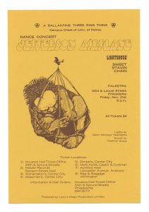 Jefferson Airplane Handbill 1969 The Palestra University of Pennsylvania