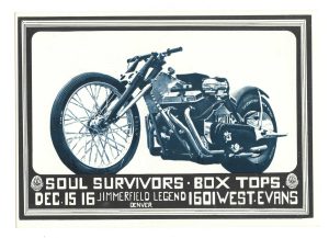 FDD 15 Postcard Soul Survivors Box Tops 1967 Dec 15
