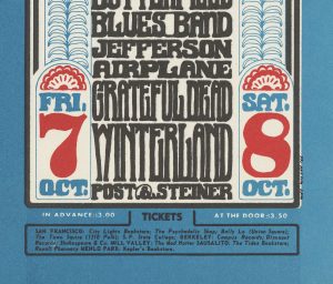 BG  30 Handbill Grateful Dead Jefferson Airplane 1966 Oct 7